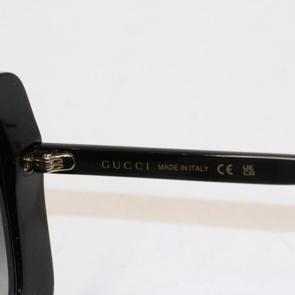 Gucci GG1314S 001 Gradient Sunglasses 55-19-140 - Shiny Black - Picture 4 of 15